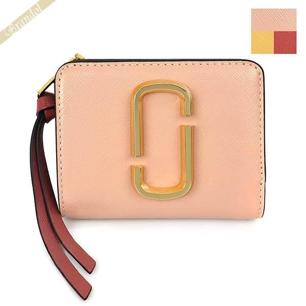 内祝い マークジェイコブス Marc Jacobs レディース 二つ折り財布 スナップショット ミニ ピンクベージュ M 666 珍しい Loopbiketours Com