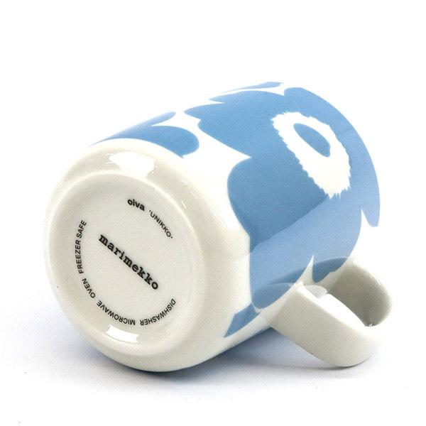 マリメッコ marimekko マグカップ Pieni Unikko ピエニ ウニッコ 花柄 250ml ホワイト ライトブルー 070741 151|brandol-s|03