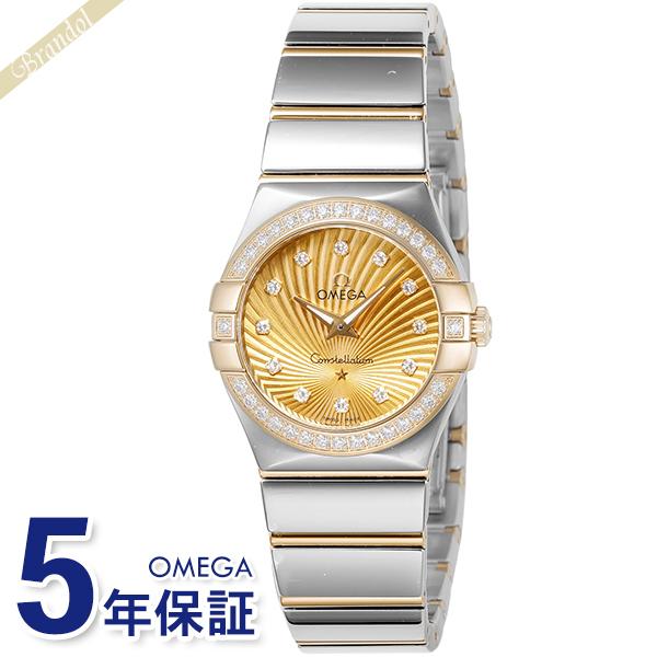 《期間限定P10倍》オメガ OMEGA 腕時計 レディース コンステレーション ダイヤモンドインデックス 27mm 123.25.27.60.58.002｜brandol-s