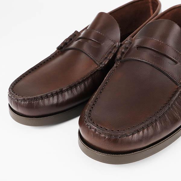 パラブーツ Paraboot ローファー メンズ 本革 レザー CORAUX コロー ブラウン 093603｜brandol-s｜06