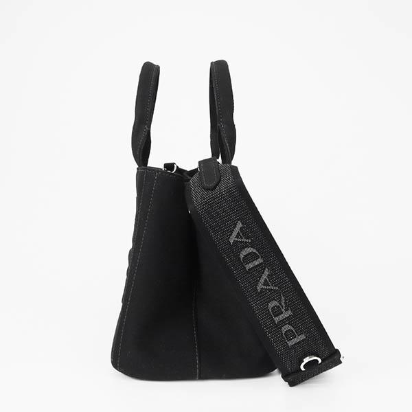 PRADA プラダ ショルダーバッグ レディース コットンキャンバス PRADA プラダ ショルダーバッグ レディース コットンキャンバス