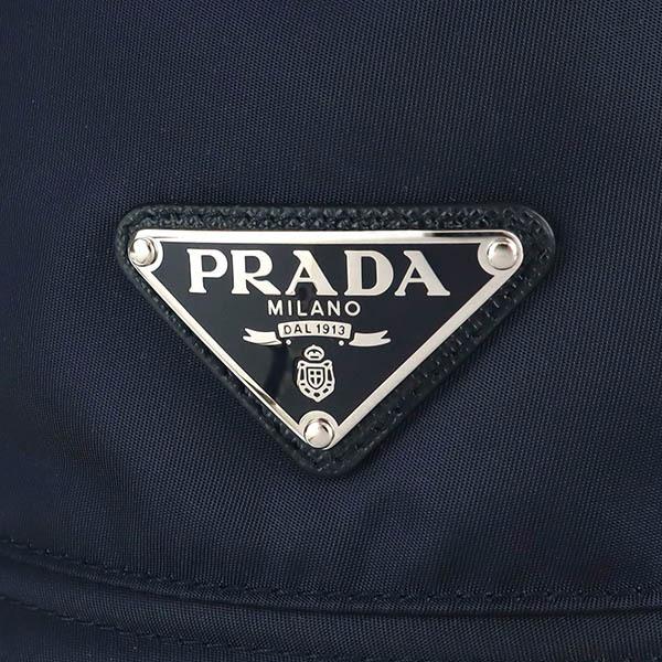 プラダ PRADA バケットハット 帽子 メンズ レディース 三角ロゴ Mサイズ ネイビー 1HC137 2DMI F0008 M｜brandol-s｜05