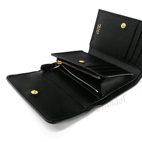PRADA 《P6倍_1日23:59迄》プラダ レディース 三つ折り財布 PRADA 《P6倍_1日23:59迄》プラダ レディース 三つ折り財布