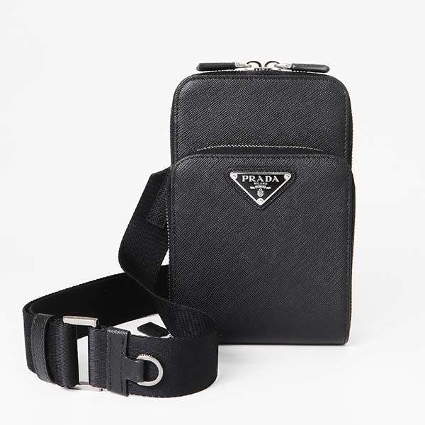 PRADA プラダ ショルダーバッグ メンズ レディース 縦型 レザー PRADA プラダ ショルダーバッグ メンズ レディース 縦型 レザー