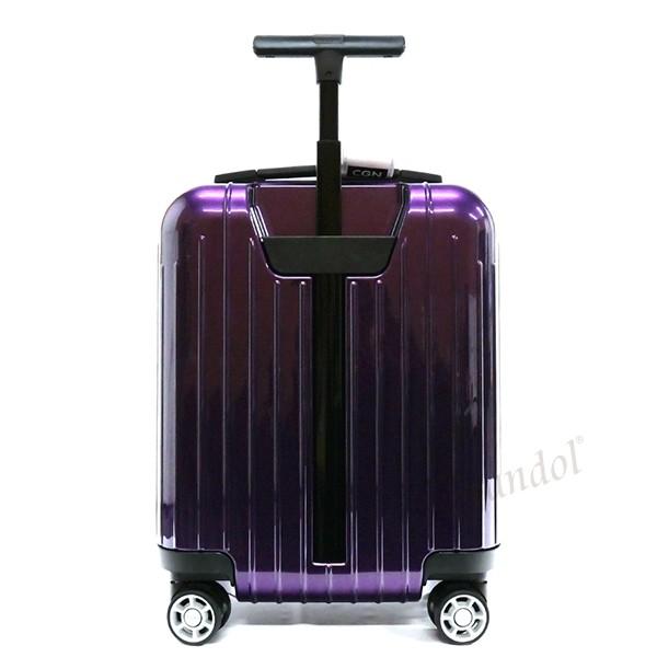 リモワ RIMOWA スーツケース サルサ エアー キャリーバッグ TSAロック 機内持ち込み 縦型 22L SS パープル 820.42.22.4