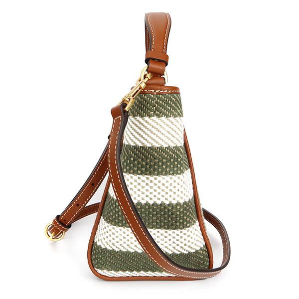 トリーバーチ2way ショルダーバッグトートバッグカーキ