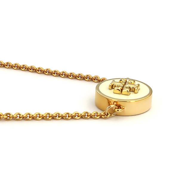 トリーバーチ TORY BURCH ブレスレット レディース キラ エナメル サークル ホワイト ゴールド 90284 700【MAX2000円クーポン】_2