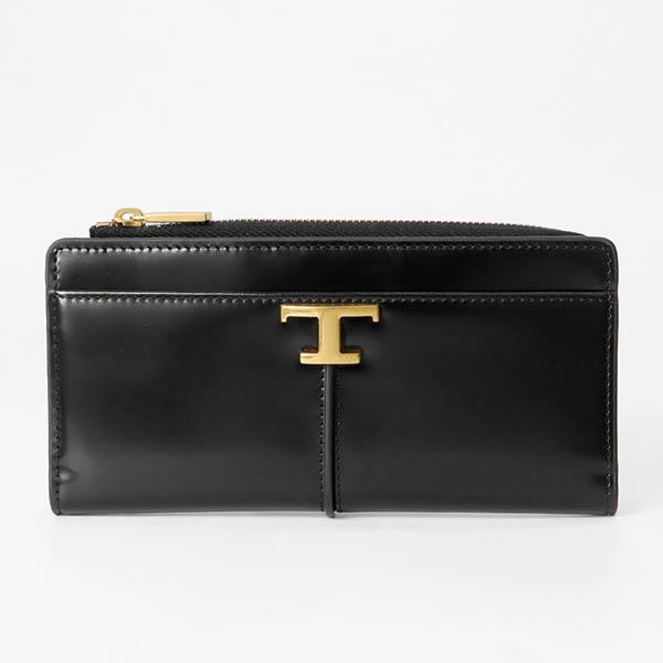 TOD'S（トッズ） 財布 L字ファスナー 長財布 レディース T TIMELESS T