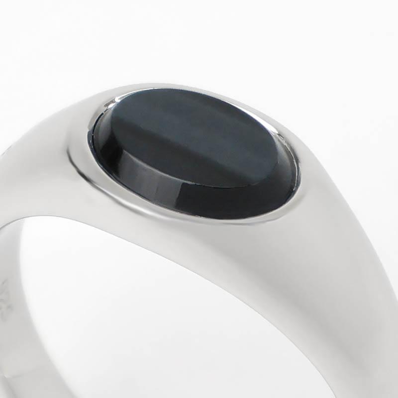 トムウッド TOMWOOD リング 指輪 メンズ レディース Joe Ring ブルーホークアイ・ストーン シルバー Silver925 101222【最大2000円クーポン】の画像