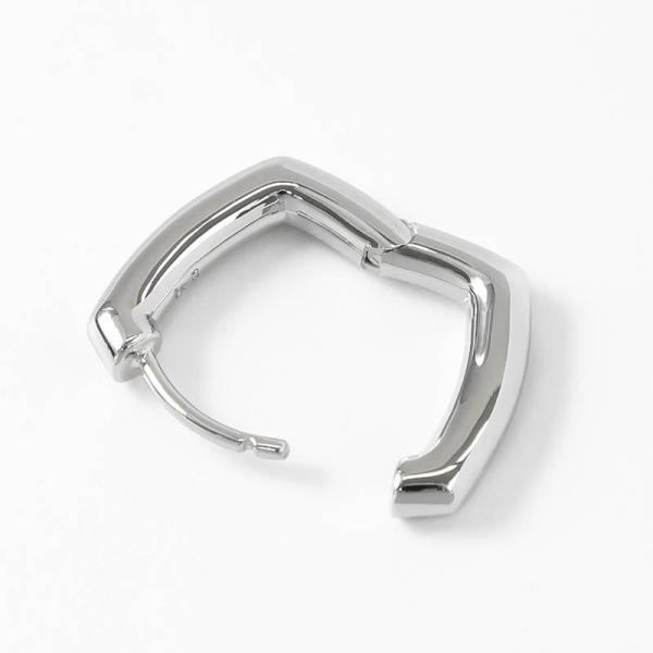 トムウッド TOMWOOD ピアス メンズ レディース Frame Hoops Small スクエア フープ シルバー 101533【最大2000円クーポン】の画像
