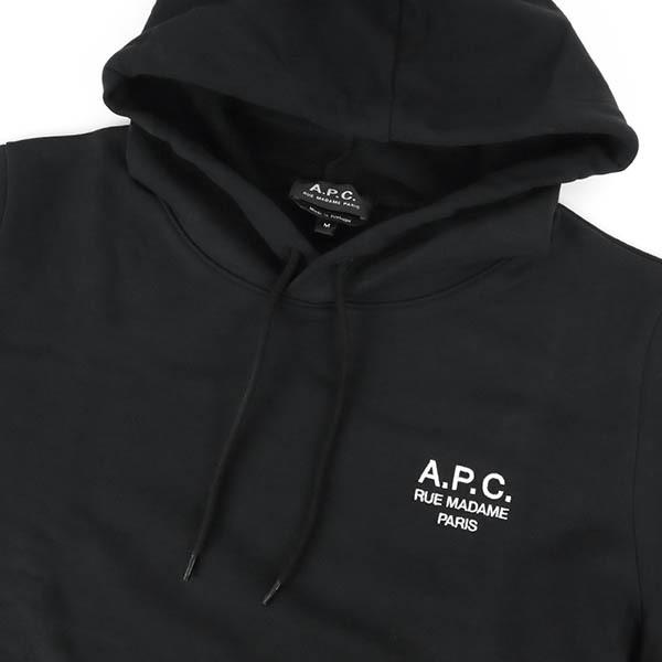 未使用品！EFFLORESCENCE ブラック パーカー Lサイズ A.P.C. アーペーセー レディース パーカー ワンポイントロゴ