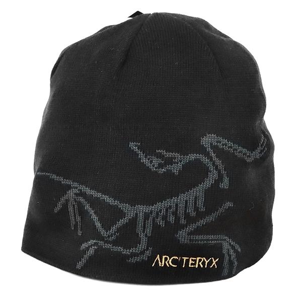 アークテリクス ニットキャップ ARC'TERYX ニット帽 ロゴ ブラック 
