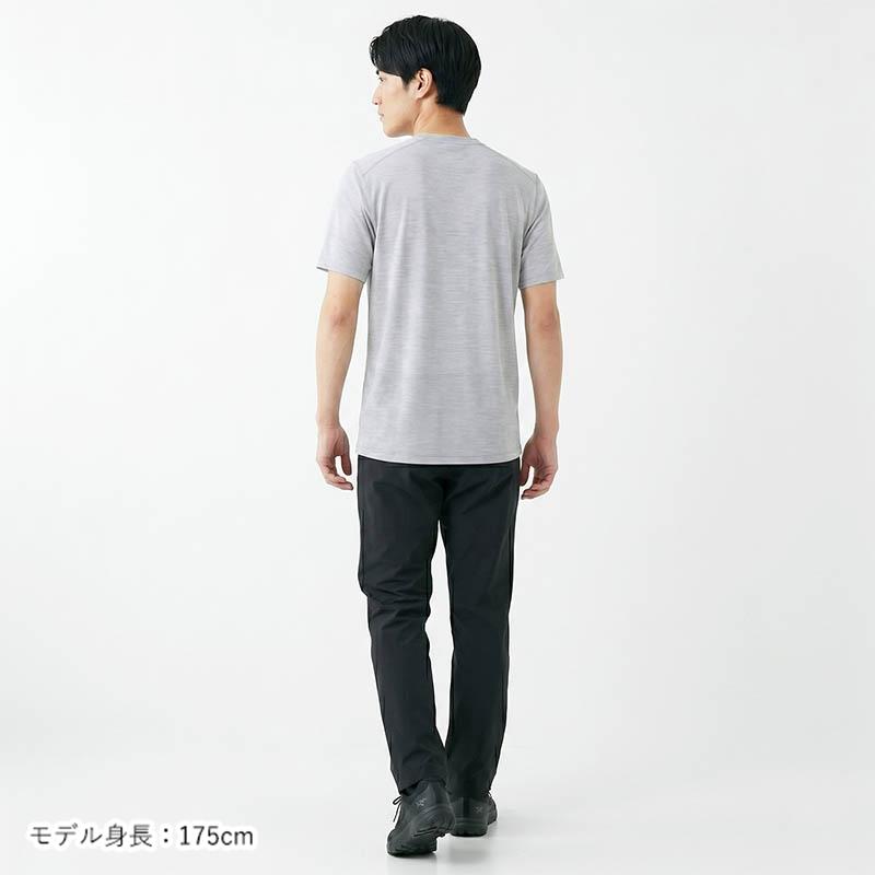 アークテリクス Tシャツ ARC’TERYX 半袖 イオニア メリノウール アークワード ロゴ ショートスリーブ S/M/L/XLサイズ ライトグレー X000007733 | ARC'TERYX | 11