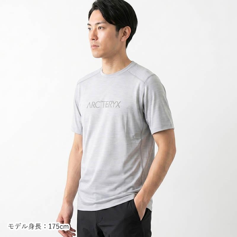 アークテリクス Tシャツ ARC’TERYX 半袖 イオニア メリノウール アークワード ロゴ ショートスリーブ S/M/L/XLサイズ ライトグレー X000007733 | ARC'TERYX | 09