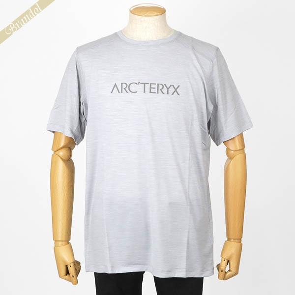 アークテリクス Tシャツ ARC’TERYX 半袖 イオニア メリノウール アークワード ロゴ ショートスリーブ S/M/L/XLサイズ ライトグレー X000007733 | ARC'TERYX | 01
