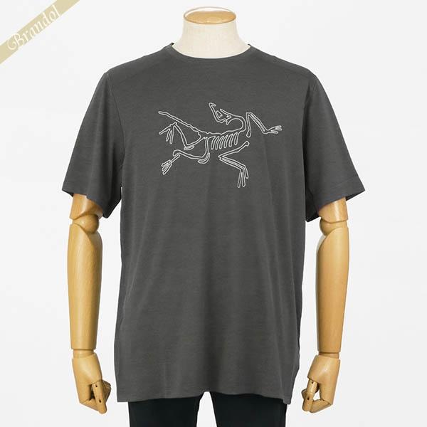 アークテリクス Tシャツ ARC’TERYX 半袖 コーマック ロゴ Cormac Logo S/M/L/XLサイズ チャコール X000009726 Black Heather メンズ | ARC'TERYX