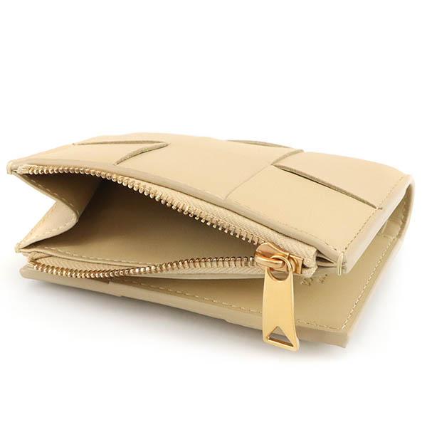 1381 ボッテガヴェネタ 折り財布 イントレチャート ピンクベージュ 1381 ボッテガヴェネタ 折り財布 イントレチャート ピンクベージュ