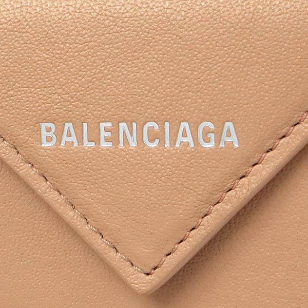 《P8倍_15日23:59迄》バレンシアガ 三つ折り財布 BALENCIAGA 財布 レディース ペーパー ミニ財布 ベージュ系 391446 DLQ0N 6310｜brandol｜06