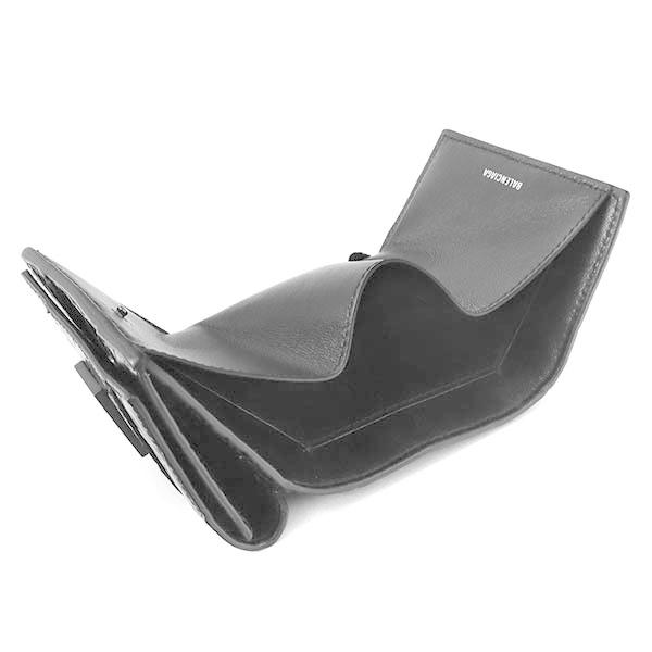 BALENCIAGA バレンシアガ 三つ折り財布 型押しレザー Hourglass BALENCIAGA バレンシアガ 三つ折り財布 型押しレザー Hourglass