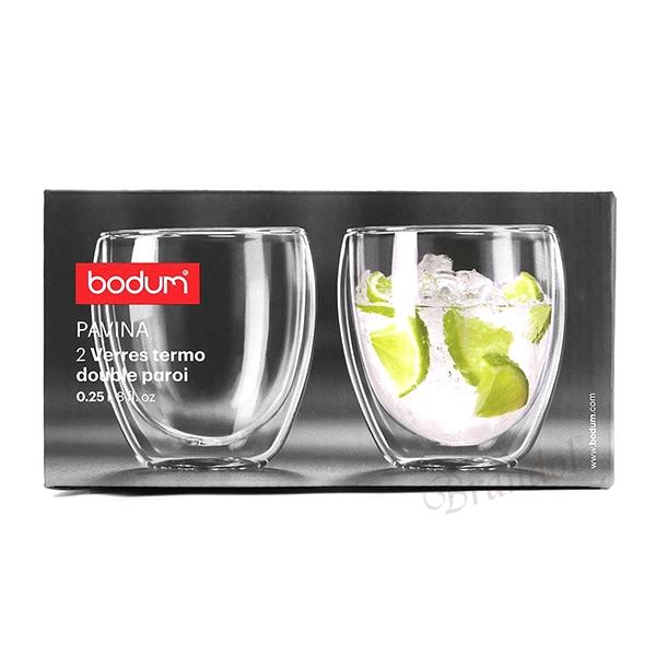 《クーポン》ボダム パヴィーナ ダブルウォールグラス bodum 250ml 2個セット クリア 4558-10US4 | bodum | 01