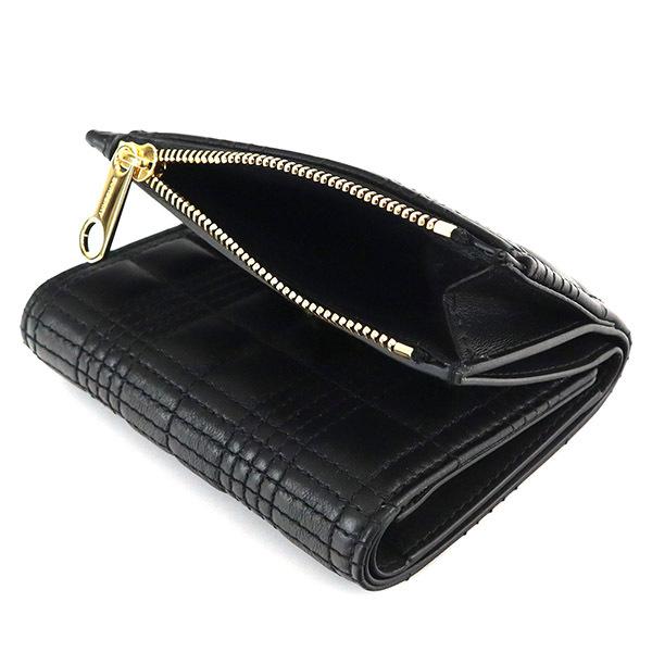 良品✨ バーバリー 三つ折り財布 TBロゴ キルティング リラ レザー