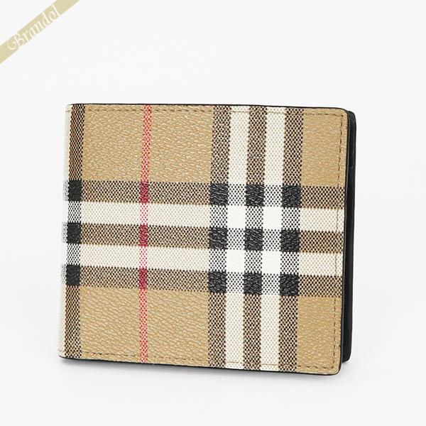 Burberry バーバリー クラシックチェック ヴィンテージ　二つ折り財布 BURBERRY（バーバリー） 二つ折り財布 ヴィンテージチェック ベージュ