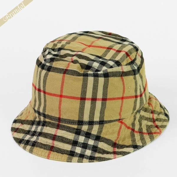BURBERRY バーバリー 帽子 チェック柄 バケットハット M/Lサイズ