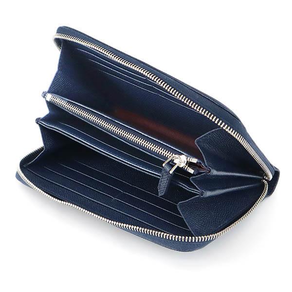 極美✨ブルガリ 長財布 ラウンドファスナー サークルロゴ レザー ブラック 青 楽天市場】ブルガリ 長財布 ラウンドファスナー（メンズ財布｜財布