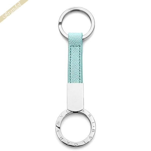 99％以上節約 ブルガリ 3連 キーリング キーホルダー ホワイト 白