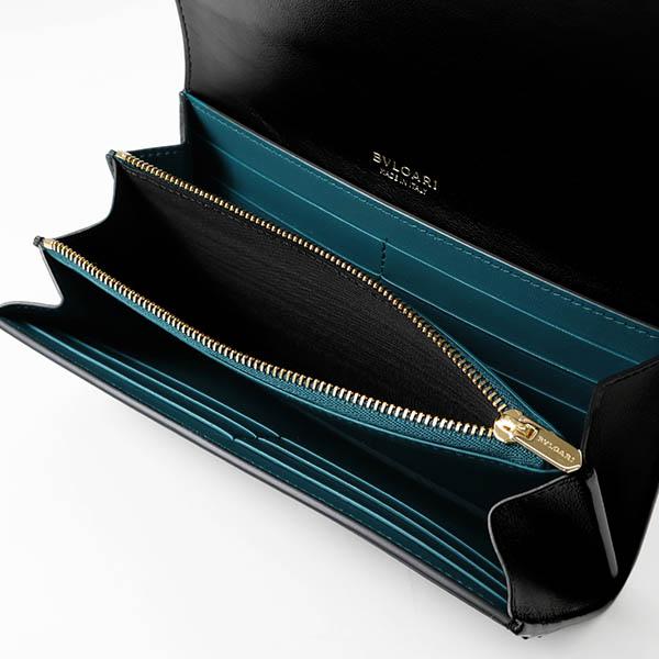 BVLGARI（ブルガリ） 長財布 ブルガリロゴ ブラック 291750 BLK