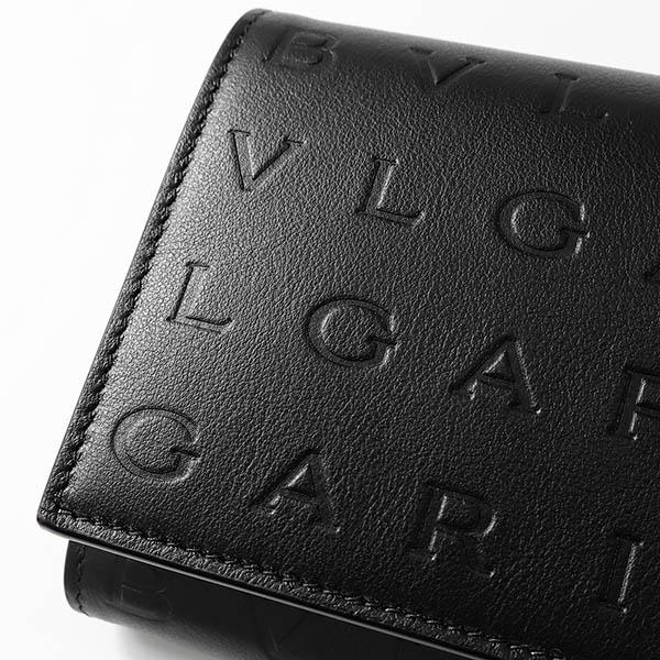 BVLGARI（ブルガリ） 長財布 ブルガリロゴ ブラック 291750 BLK