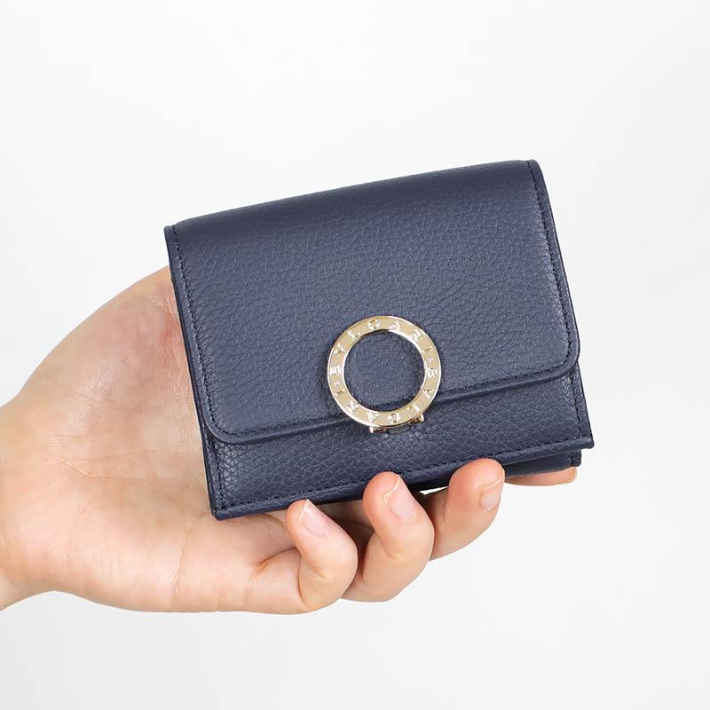 BVLGARI（ブルガリ） 三つ折り財布 ブルガリ・ブルガリ バイカラー