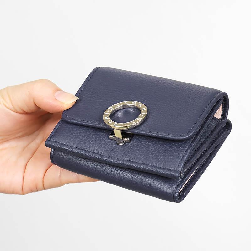 BVLGARI（ブルガリ） 三つ折り財布 ブルガリ・ブルガリ バイカラー