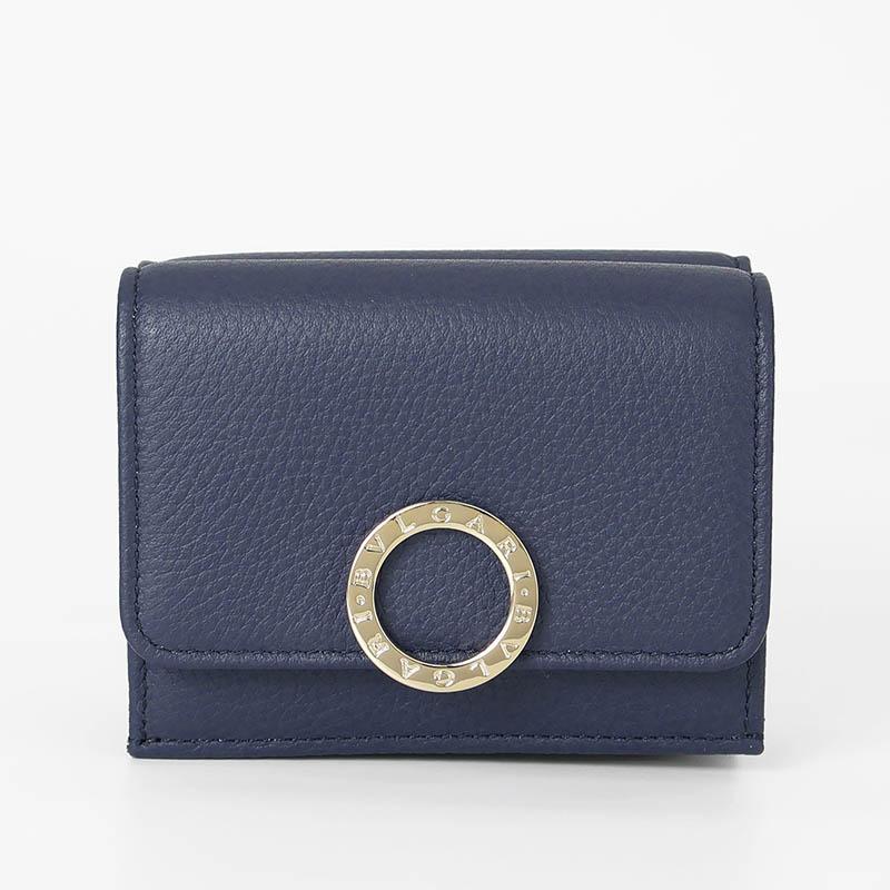 BVLGARI（ブルガリ） 三つ折り財布 ブルガリ・ブルガリ バイカラー
