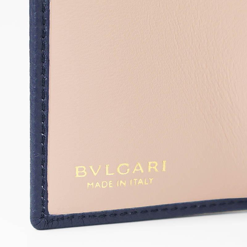 BVLGARI（ブルガリ） 三つ折り財布 ブルガリ・ブルガリ バイカラー