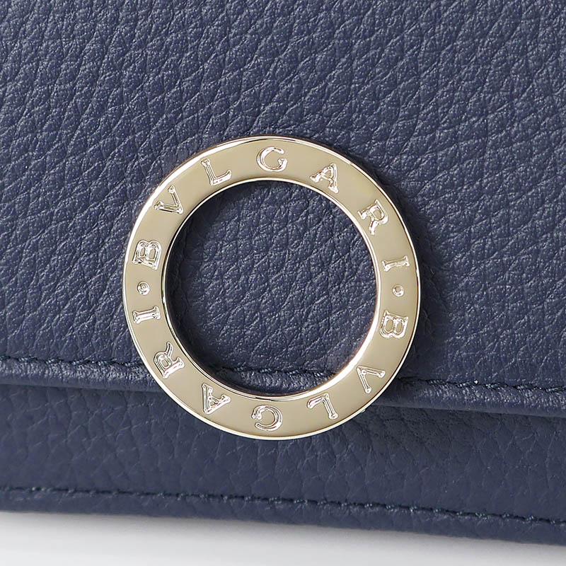 BVLGARI（ブルガリ） 三つ折り財布 ブルガリ・ブルガリ バイカラー