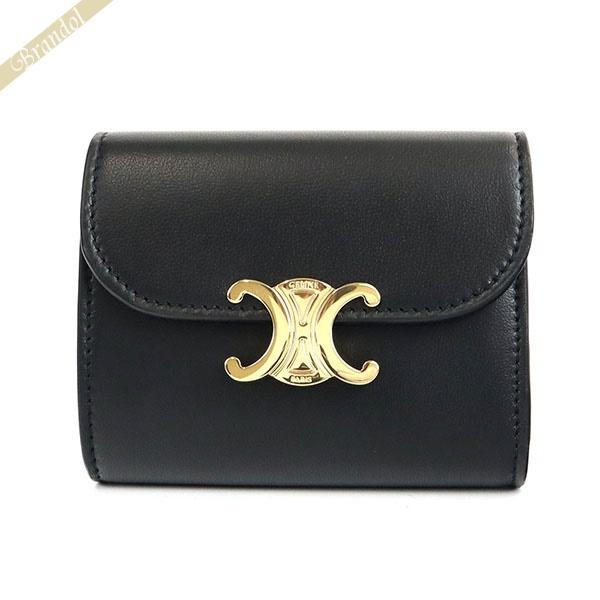 保障できる 期間限定p 5 セリーヌ 黒 本革 ミニ財布 折りたたみ 二つ折り財布 セリーヌ Celine 38no 10d7bzg ブラック フラップウォレット スモール 二つ折り財布 レディース 財布 財布 Www Affaires Sociales Gouv Cg