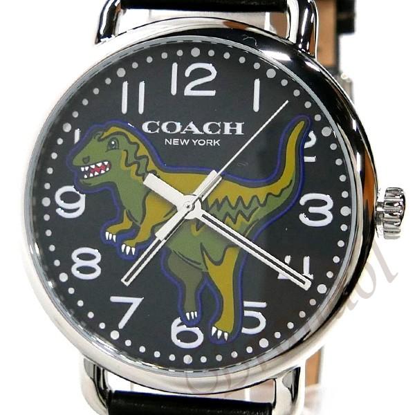 期間限定p 3 コーチ Coach メンズ レディース 腕時計 デランシー レキシー 恐竜モチーフ 40mm ブラック Co Brandol 通販 Yahoo ショッピング