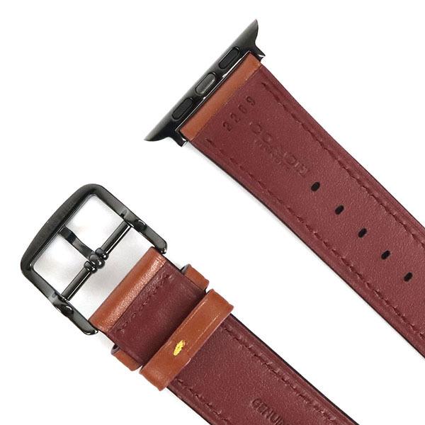 コーチ アップルウォッチ用バンド COACH 替えベルト レザーベルト 42mm