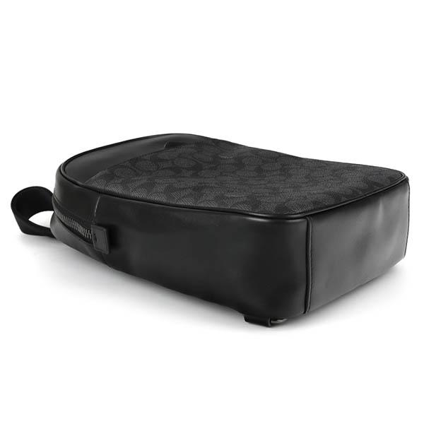 COACH コーチ ボディバッグ メンズ シグネチャー 縦型 ブラック COACH コーチ ボディバッグ メンズ シグネチャー 縦型 ブラック