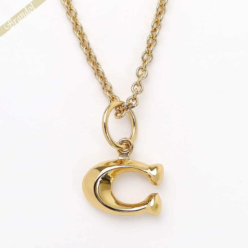 COACH（コーチ） ネックレス COACH Cモチーフ ペンダント ゴールド