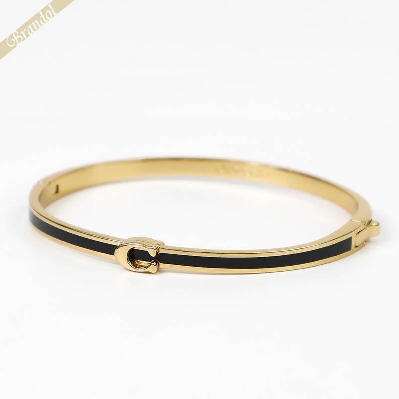 新品未使用品coachバングル COACH（コーチ） バングル COACH Cモチーフ バイカラー ゴールド