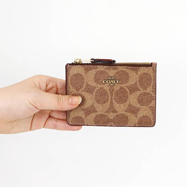 COACH コーチ 小銭入れ レディース ミニ スキニー IDケース パス COACH コーチ 小銭入れ レディース ミニ スキニー IDケース パス