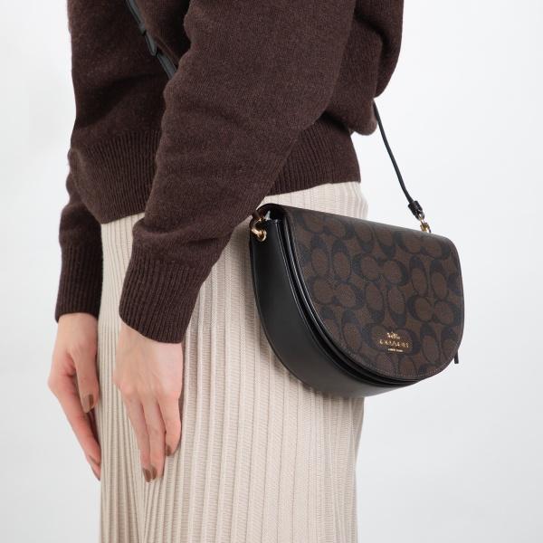 COACH コーチ ショルダーバッグ レディース シグネチャー ハーフ