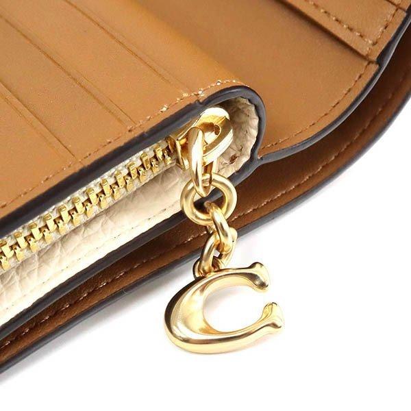 COACH（コーチ） 《P5倍》コーチ 二つ折り財布 レザー コンパクト