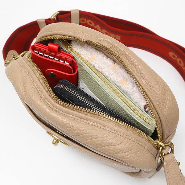 (新品未使用品)大人気、コーチ、カメラバッグ、オールレザー、シボ革、希少色、シボ 新品未使用品)大人気、コーチ、カードケース、希少デザイン