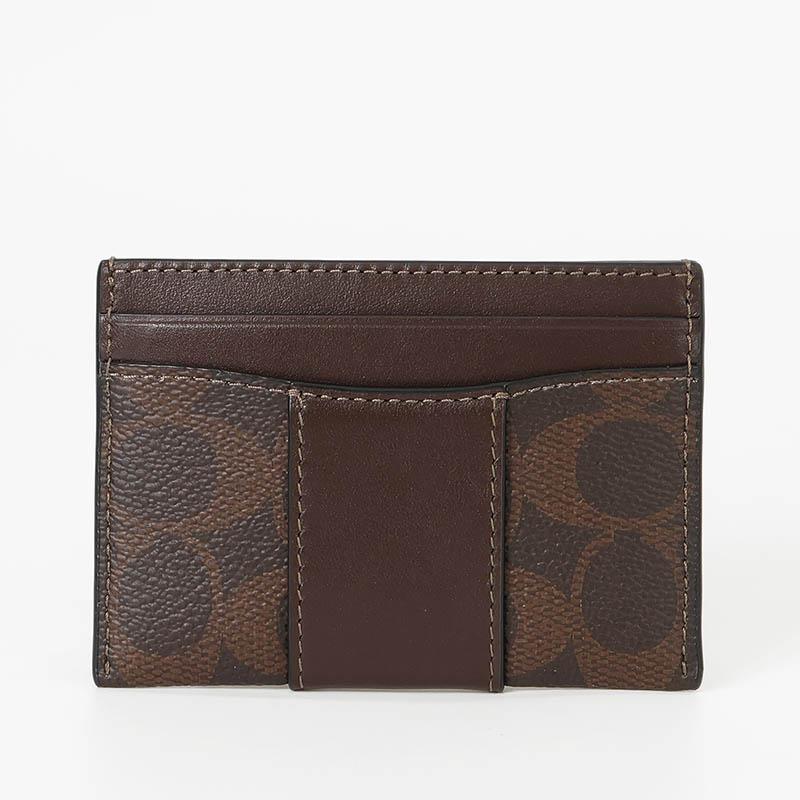 COACH（コーチ） カード ケース エッセンシャル カード入れ ブラウン系