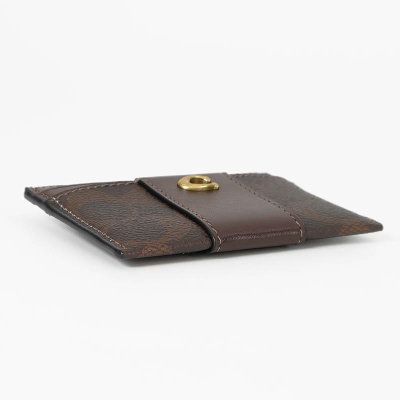 COACH（コーチ） カード ケース エッセンシャル カード入れ ブラウン系