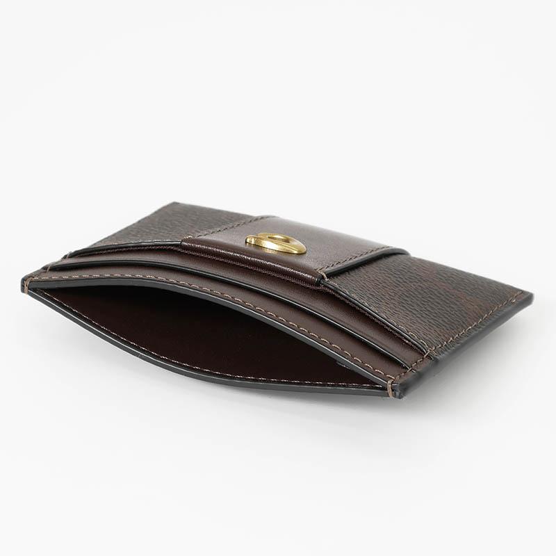 COACH（コーチ） カード ケース エッセンシャル カード入れ ブラウン系