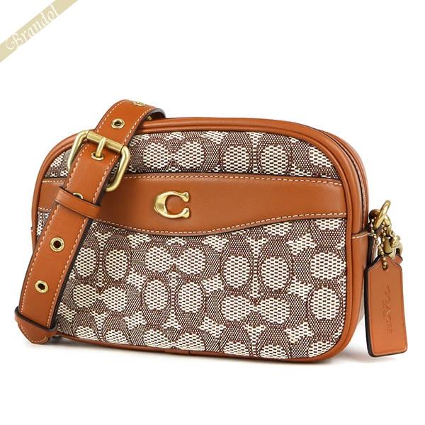 極美品✨コーチ　ショルダーバッグ シグネチャー 金文字　カメラバッグ COACH（コーチ） ショルダーバッグ レディース シグネチャー カメラ